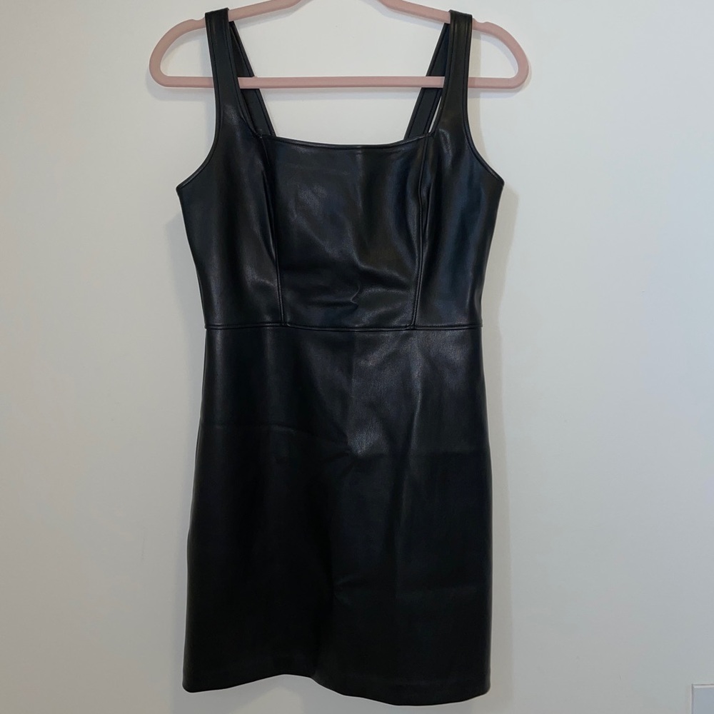 Abercrombie & Fitch Vegan Leather Mini Dress size S